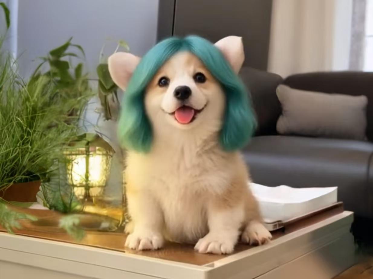 Pet Curly Hair